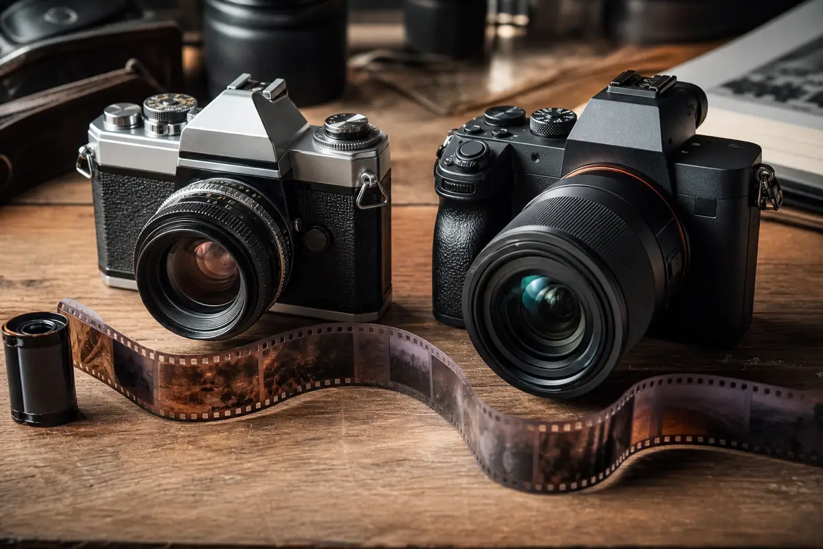 Film oder digital: was ein Fotograf am Anfang des Weges wählt